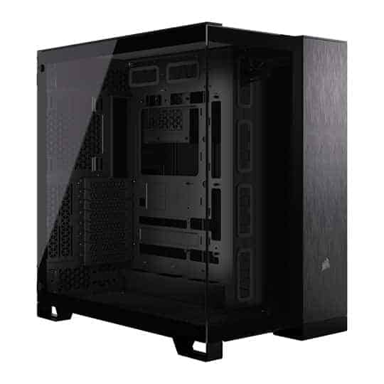 Corsair 6500X Black/Obsidian Aluminium Dual Chamber Tempered Glass Mid Tower PC Ca